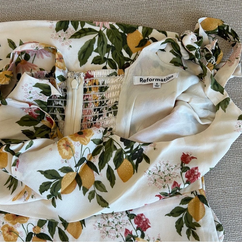 NEW Reformation Besse Midi Floral Dress - Milo Floral - Picture 8 of 13